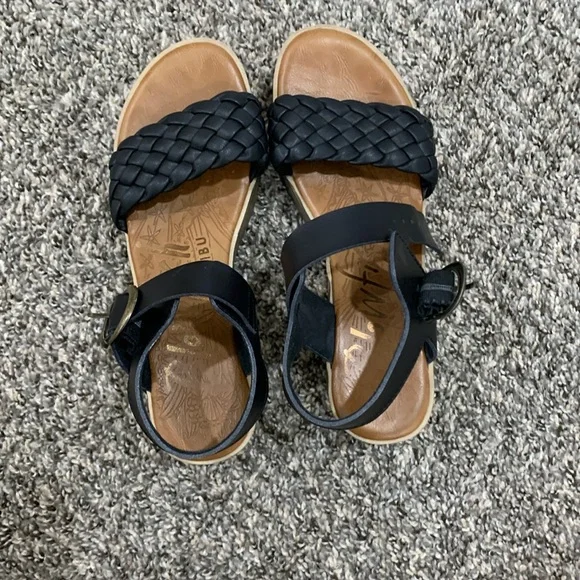 Blowfish Malibu black braided Size